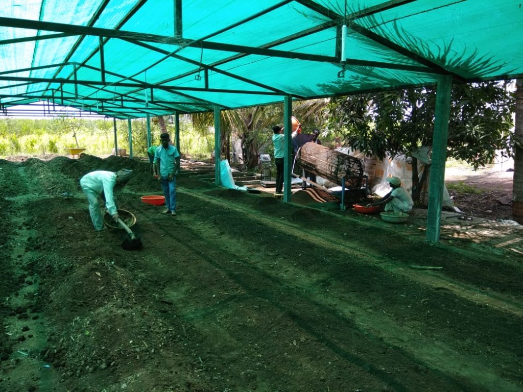 vermicompost production
