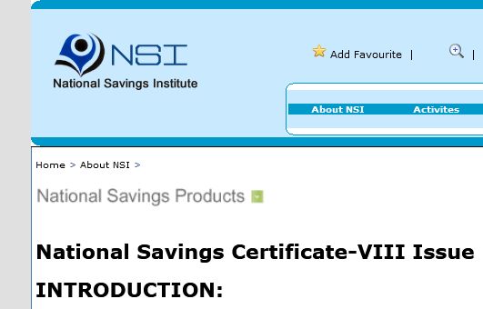 NSC information Marathi