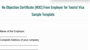 NOC information in Marathi