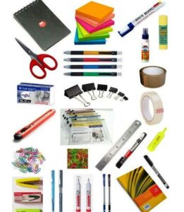 Office stationery list in Marathi