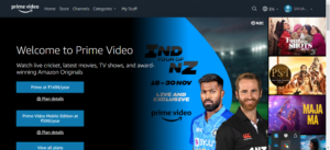 How to start watch party on prime video in a web browser