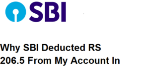 Why SBI Deducted RS 206.5 From My Account In Marathi