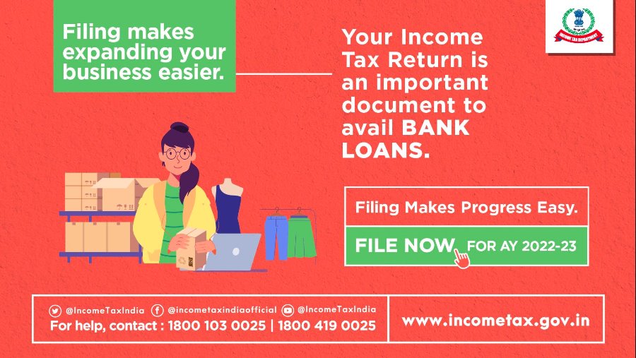 ITR filing benefits in Marathi