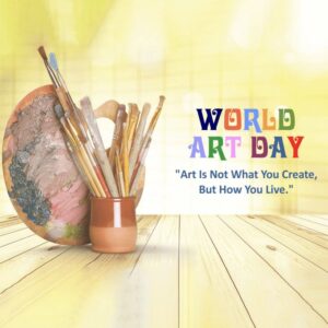-World Art day history and importance in Marathi