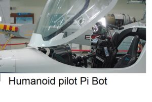 Pi Bot - हयुमनाॅईड पायलट पिबोट - मानवीय रोबोट उडवणार विमान
