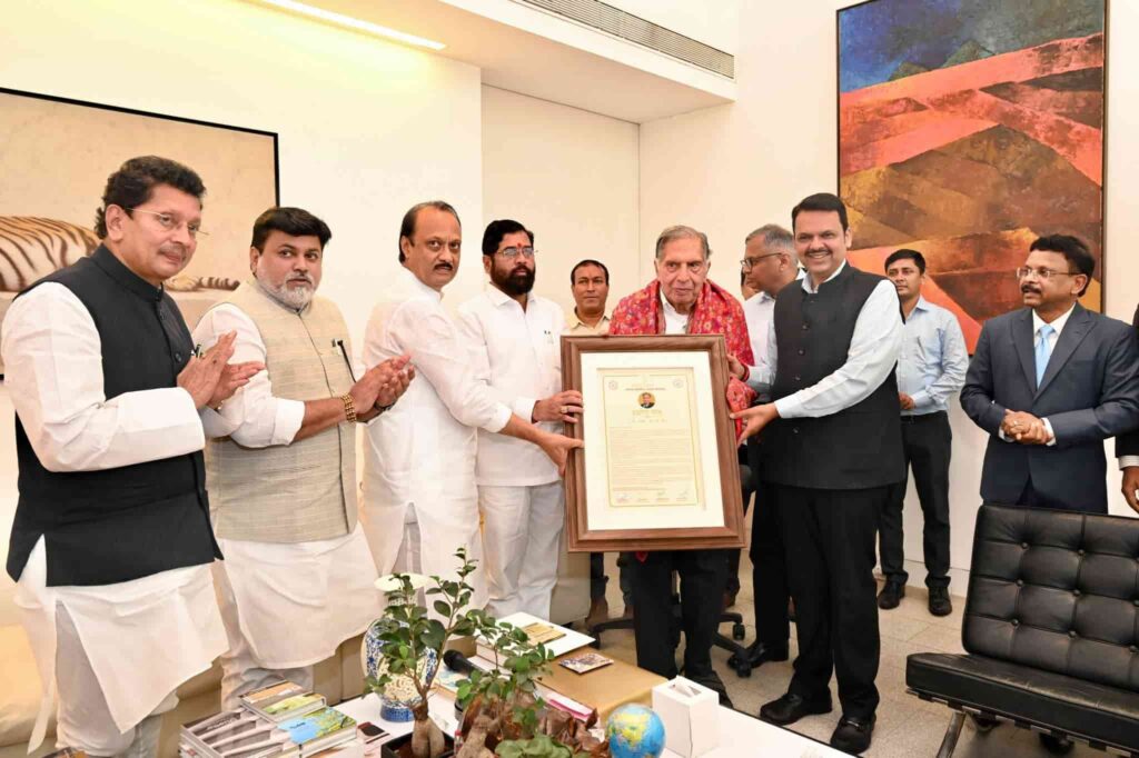 रतन टाटा यांना मिळाला महाराष्ट्र राज्यातील पहिला उद्योगरत्न पुरस्कार Udyog Ratna Award meaning in marathi